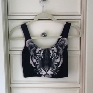 PacSun Tiger Crop Top